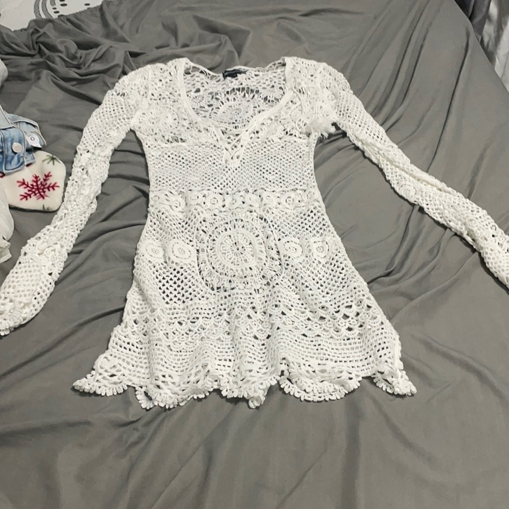 Swim coverup white / pretty little thing